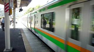 JR Train at Yugawara Station