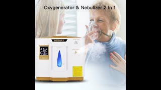 DEDAKJ portable oxygen concentrator, model DE-1LW