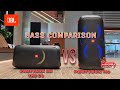 JBL Partybox on the go vs JBL Partybox 110 Bass Comparison