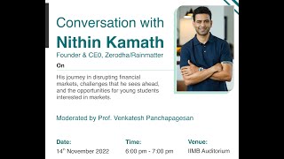 Conversation with Nithin Kamath, founder of Zerodha