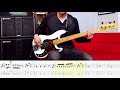 dua lipa break my heart bass cover play along tabs