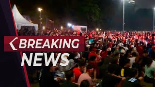 BREAKING NEWS - Suasana Nobar Timnas Indonesia VS Irak Piala Asia U-23 di GBK