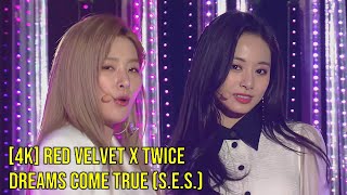 [ 4K LIVE ] Red Velvet X TWICE - Dreams Come True (S.E.S.) - (181225 SBS 2018 Gayo Daejeon)