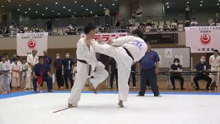 【新極真会】第37回全中国空手道選手権大会　決勝　松田祐樹　対　古本翔基 SHINKYOKUSHINKAI