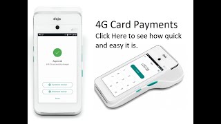 Dojo GO 4G Connected Card Payments, Take Payments Anywhere in 2.5 sec