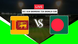🔴LIVE SRI LANKA WOMEN U19 VS BANGLADESH WOMEN U19 | ICC U19 WOMENS T20 WORLD CUP 2023 | SLW VS BANW