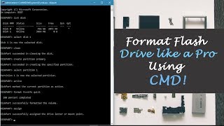 How to format flash drive or hard drive in Command Prompt CMD