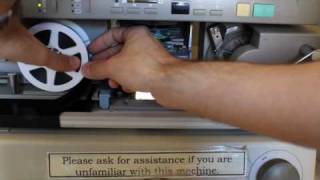 How to Load Microfilm - Canon MS 400
