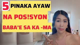 5 PINAKAAYAW NG BA'BA'E SA...  | CHERRYL TING