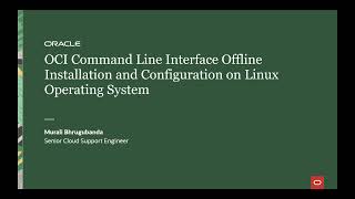 OCI Command Line Interface (CLI) Installation on an Offline Linux Instance