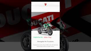 DUCATI Panigale V4 Tricolore inspired by the Italian Flag 👍👍👍👍👍👍👍👍.