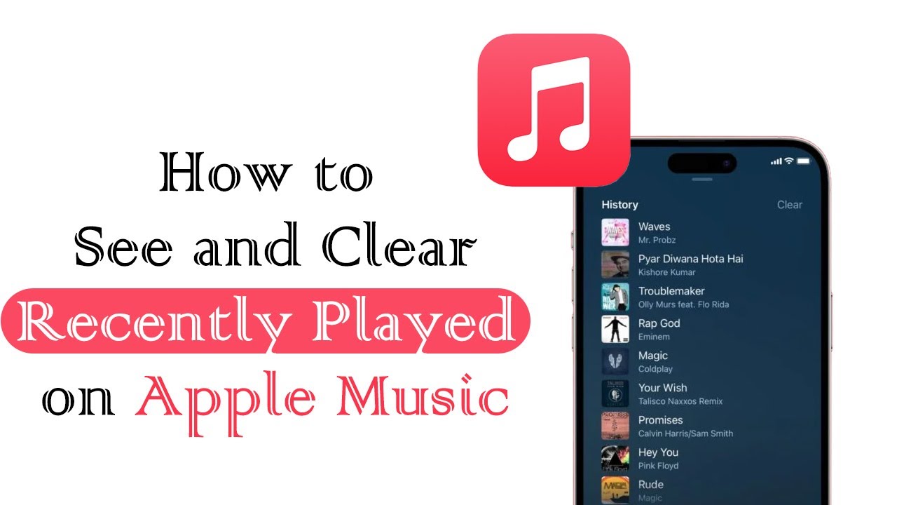 How To Clear Recently Played On Apple Music - ViWizard - YouTube