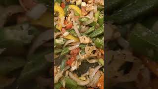 Cooking saltfish and okra with cabbage #youtubeshorts #saltfish #okra #cabbage #cooking