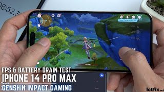 iPhone 14 Pro Max Genshin Impact Gaming test | Apple A16,120Hz Display