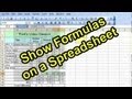 Microsoft Excel Tutorial for Beginners #30 - Show Formulas on a Spreadsheet Microsoft Excel Tutorial for Beginners #30 - Show Formulas on a Spreadsheet