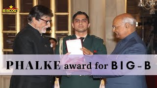 Amitabh Bachchan received the Dadasaheb Phalke Award