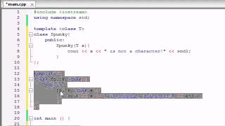 61 – Template Specializations