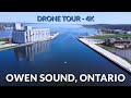 🚁 Breathtaking Aerial Views of Owen Sound | 4K Drone Adventure! 🌅✨