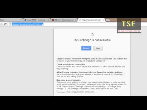 Error Code Connection Refused Google chrome ERR_CONNECTION_REFUSED