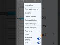 Google sheets Filter option from Mobile@devtech7545 #shorts