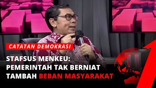 SIMAK, Penjelasan Stafsus Menkeu Soal Wacana Pajak Pendidikan, Kesehatan Dan Sembako