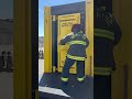 forcible entry inc. security screen door in action fire