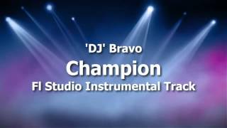 DJ Bravo Champion Instrumental _ Karaoke Track With Lyrics