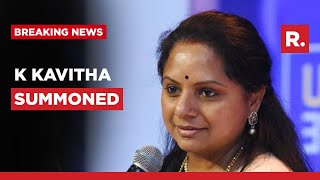 ED Summons Telangana CM's Daughter K Kavitha In Liquorgate Probe