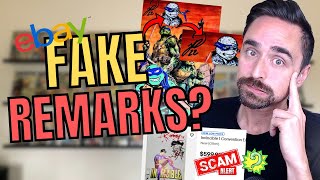 Beware This Ebay Scam! Seller Creates Fake Artist Remarks -- Scandal or Mistake?