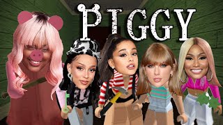Celebrities Play PIGGY (Roblox)