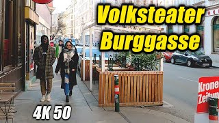 Austria Vienna ,Volksteater Burggasse | March 2022 | Walking tour | ASMR