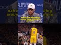 steph reacts to lebron following him to bench 😅 shorts