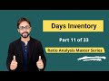 Days Inventory - Meaning, Formula, Calculation & Interpretations