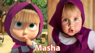 Masha And The Bear Characters In Real Life | All Characters 2017