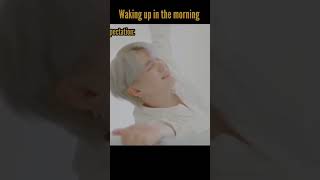 BTS Waking up in the morning expectation and really#kpop#bts#rm#suga#jhope#jimi#jungkook#shorts