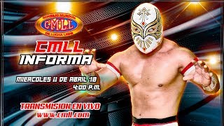 CMLL INFORMA 11 DE ABRIL DE 2018