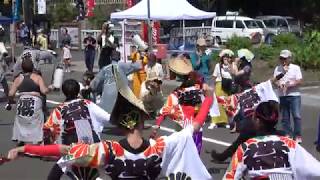 【4ｋ】帯屋町筋　よさこい四万十2018　不破八幡宮