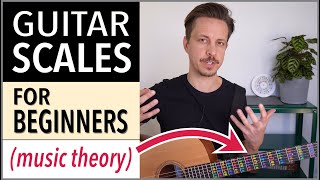 Guitar SCALES for BEGINNERS (music theory)