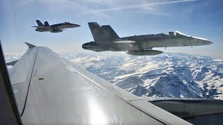 Fighter Jets Get Too Close To Passenger Plane