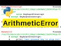 Arithmeticerror | Python | Tutorial