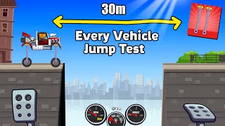 EVERY VEHICLE JUMP SHOCKS TEST -  Hill Climb Racing 2 GamePlay Walkthrough