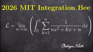 2026 MIT Integration Bee Exams(Finals)