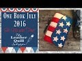 One Book July 2016 Set Up with Leather Quill Travelers Notebook