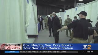 Coronavirus Update: NJ Gov. Phil Murphy Tours New Field Medical Station
