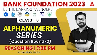 Alphanumeric Series  Reasoning Tricks for Bank Exams 2023 by Saurav Singh | Class-6