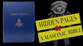 The Enigmatic Masonic Bible: Revealing its Mysterious Hidden Pages