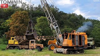 Historic machine | Solvayovy lomy 2021 ⚒ | Lanový bagr RY1 🔨 Tatra 111 🔨 Důlní vlaky