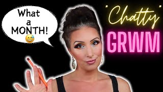 “Chatty” GRWM \u0026 Life Update 🌈 #colorfuleyemakeup look using (mostly) dollartreemakeup 🤑