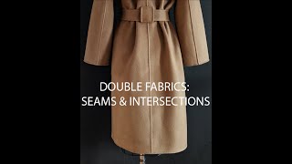 Working with double cloth fabrics: constructing seams \u0026 intersections