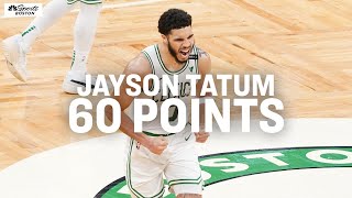 Jayson Tatum talks about his 60 point game; historic 32-point comeback vs Spurs | NBC Sports Boston